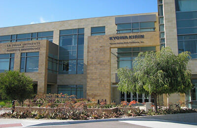 The La Jolla, California campus of Kyowa Kirin Pharmaceutical Research, which executes early-stage research and drug discovery